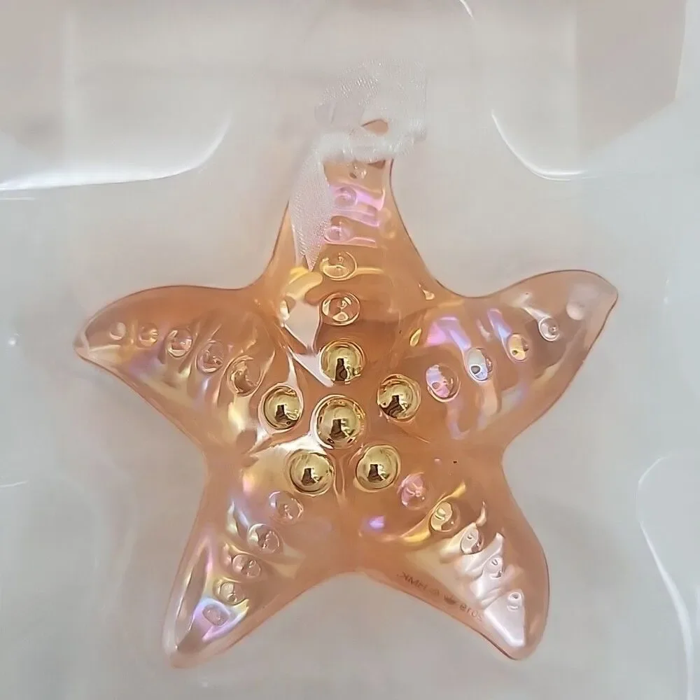 Ornament Hallmark Stunning Starfish Keepsake 2019 Beach Glass Sea Retired NEW